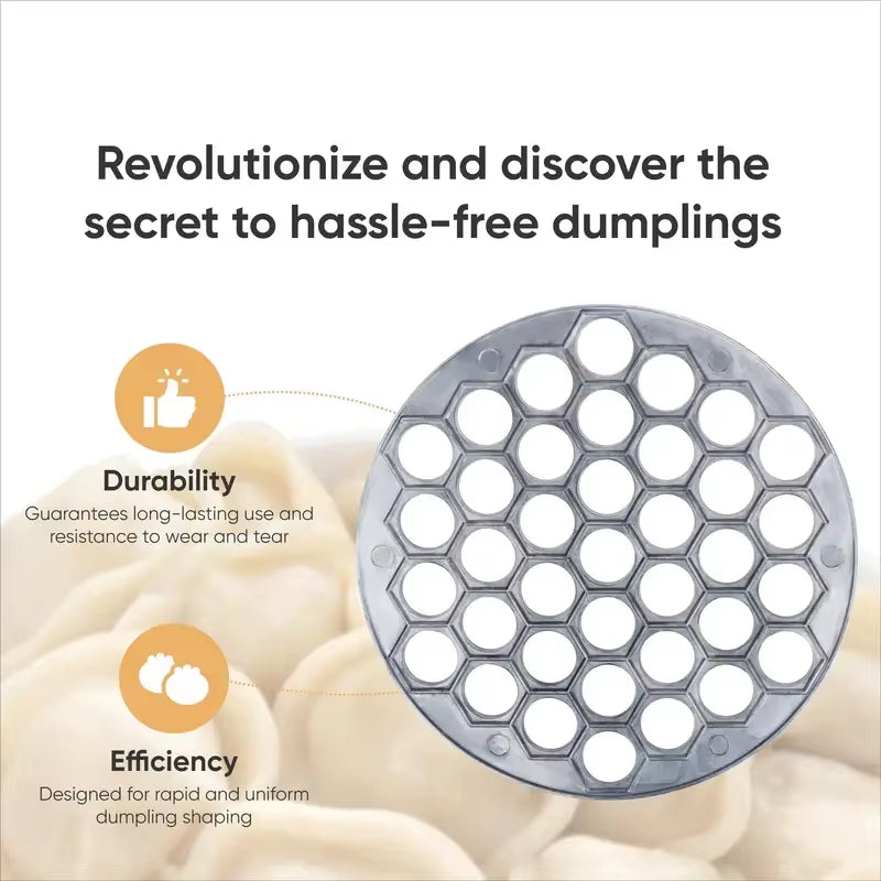 37-Hole Aluminum Ravioli Maker - Effortless Dumpling and Pasta Creation for Your Home Kitchen