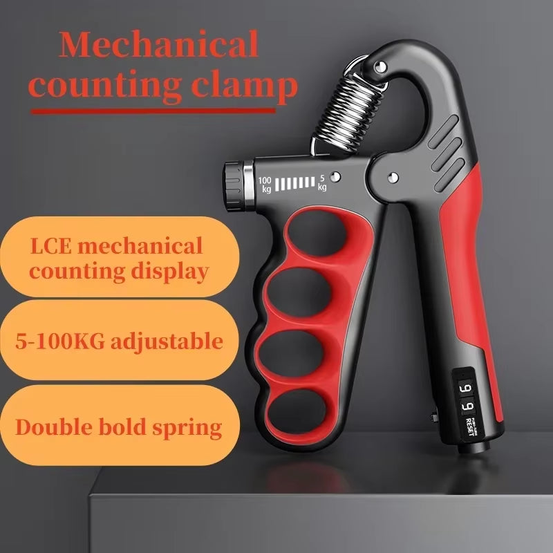 Adjustable Resistance Hand Grip Strength Trainer - Perfect for Enhancing Grip Performance from 5-100Kg