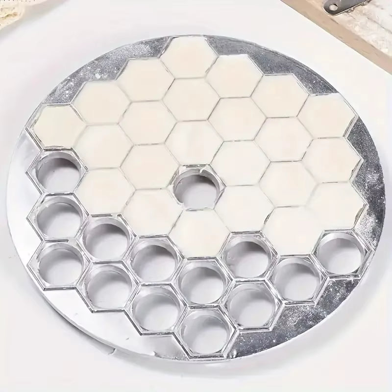 37-Hole Aluminum Ravioli Maker - Effortless Dumpling and Pasta Creation for Your Home Kitchen