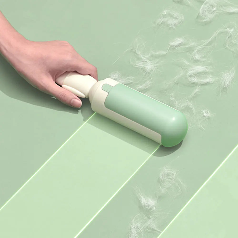 Electrostatic Pet Hair Remover Brush and Self-Cleaning Lint Roller for Effortless Cleaning of Cats and Dogs
