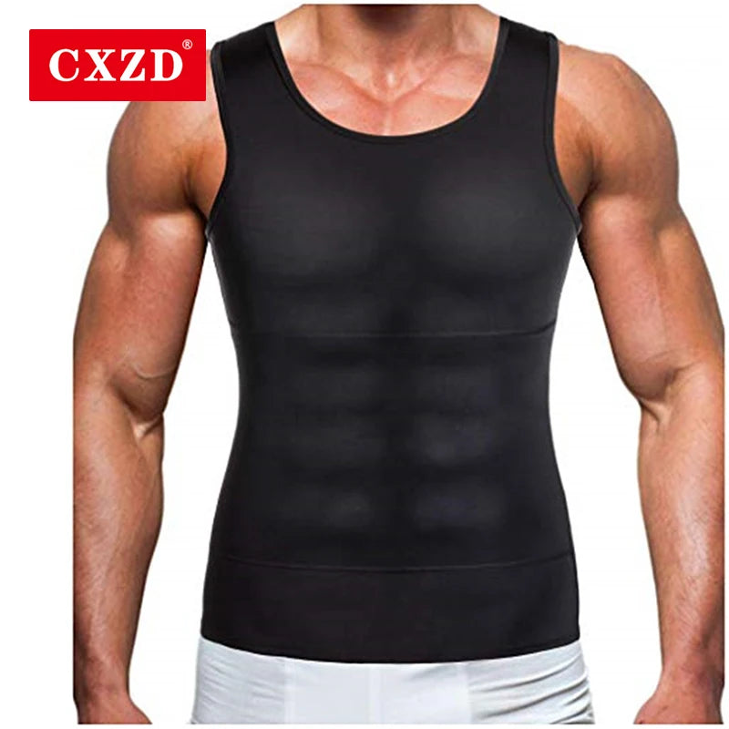 Men's Slimming Vest - Premium Body Shaper Waist Cincher for Optimal Tummy Control and Enhanced Silhouette
