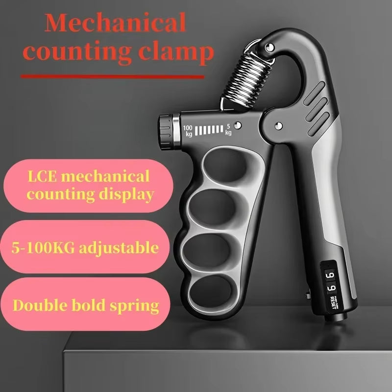 Adjustable Resistance Hand Grip Strength Trainer - Perfect for Enhancing Grip Performance from 5-100Kg