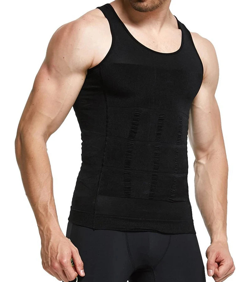 Men's Slimming Vest - Premium Body Shaper Waist Cincher for Optimal Tummy Control and Enhanced Silhouette